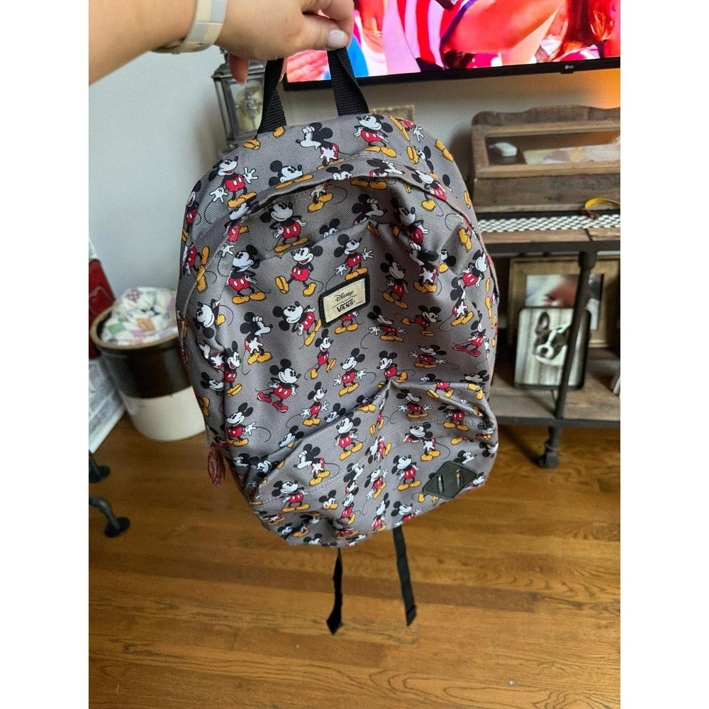 Disney x Vans Mickey Mouse Old Skool backpack featuring an all-over character